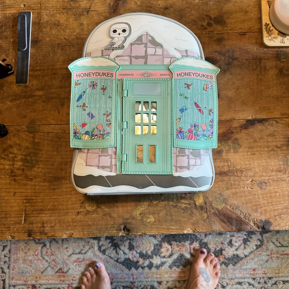 Loungefly Honeydukes Backpack - Mint and Pink